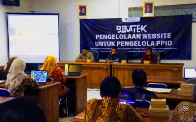 Bimtek Pengelolaan Website PPID, Upaya Wujudkan Penyampaian Informasi yang Mutakhir
