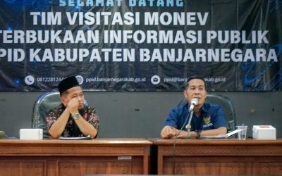 Tahap Ketiga Monev Keterbukaan Informasi Publik 2024, Pemkab Banjarnegara Raih Nilai 95,69