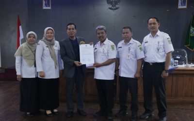 Sekda Banjarnegara Terima Visitasi Monev Keterbukaan Informasi Publik