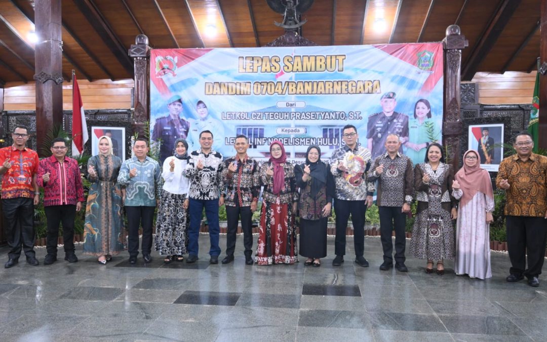 Pisah Sambut Dandim 0704 Banjarnegara, Bupati dr. Amalia Berharap Sinergitas Tetap Terjaga